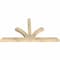 Ekena Millwork Richland Rough Sawn Timber Gable Bracket, Douglas Fir, 72"W x 39"H x 4"D x 4"F, 13/12 Pitch GBW072X39X0404RIC00RDF - alternate 5